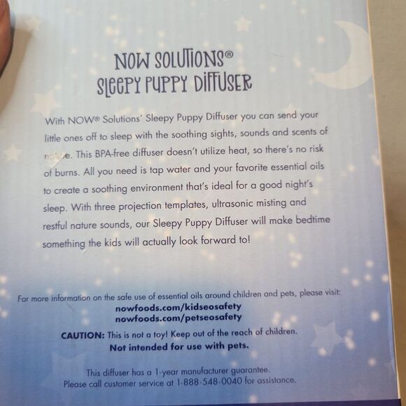 Now Solutions Sleepy Puppy Diffuser Music Projector - Picture 5 of 8